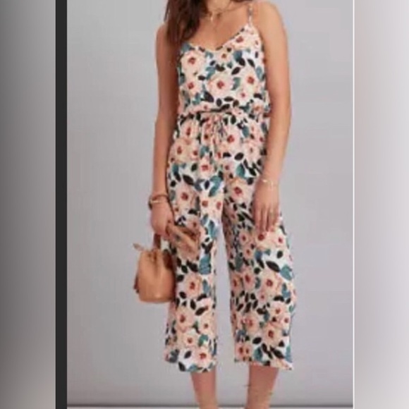 Show Me Your Mumu Margaux Playsuit – Steel Magnolia Print, Size Small - Picture 3 of 9